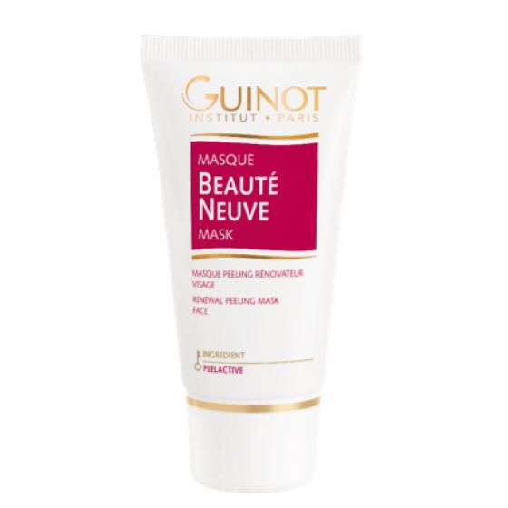 Guinot: Masque Beauté Neuve
Le masque peeling régénérant pour une peau éclatante et renouvelée
50ml