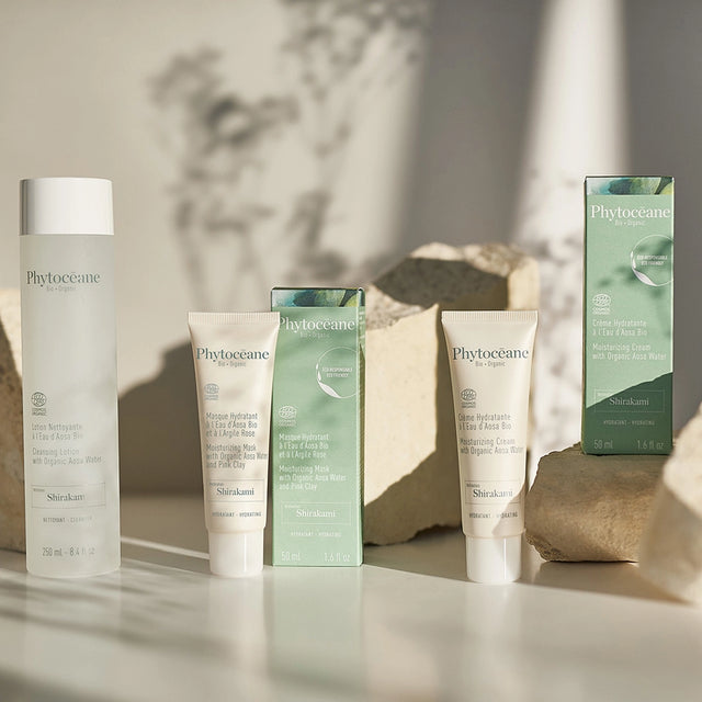 PM-Masque hydratant à l'eau d'Aosa Bio et à l'argile rose- shirakami