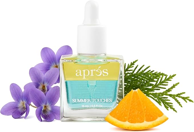 M-APRÈS-summer touch/ orange, violet et cèdre