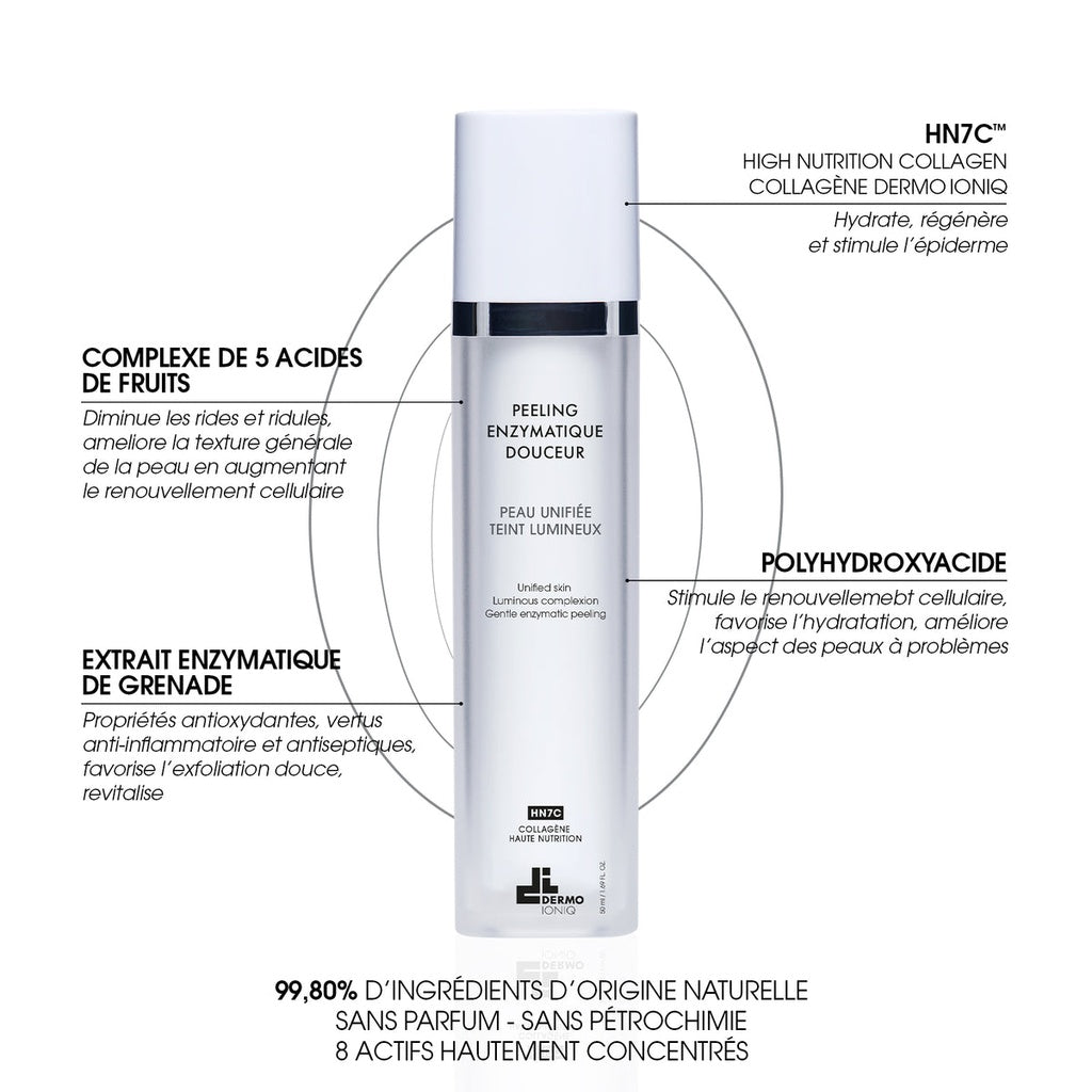 PEELING ENZYMATIQUE DOUCEUR HN7C - dermoioniq