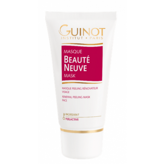 Guinot: Masque Beauté Neuve
Le masque peeling régénérant pour une peau éclatante et renouvelée

50ml